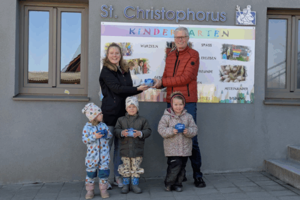 Kinder vor Kindergarten